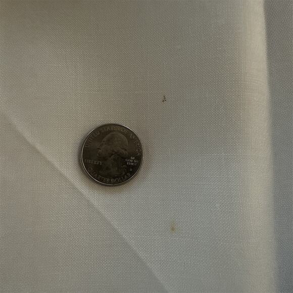 Set of 12 Madeira Linen Napkins White Lace Edge Shadow Appliqué Floral Vintage - Picture 4 of 4